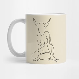 Taurus Celestial Line Art Mug